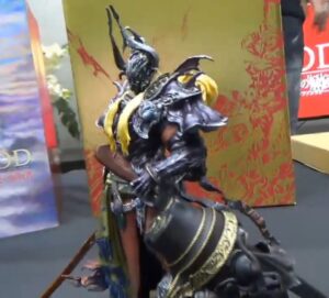 magnifique statuette du collector de FFXIV stormblood