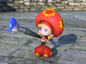 L'adorable mascotte Relm fournie avec FFXIV Heavensward Stone & Steel