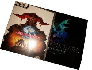 Une clé CD PC FFXIV : ARR et une clé CD PC FFXIV : Heavensward edition collector numérique 