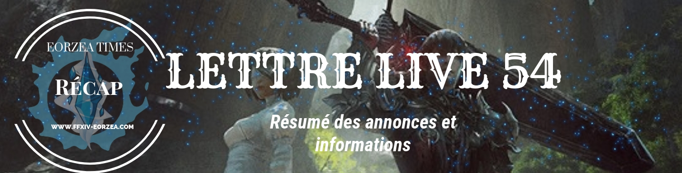 Résumé de la 54ème Lettre du Producteur en live du Tokyo Game Show.