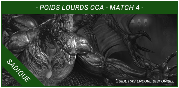 Guide Miniature - Poids Lourds CCA - Match 4.5 - Extreme - Non Dispo