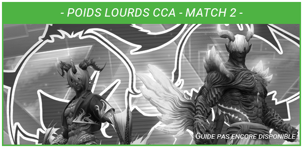 Guide Raid 8 - Match 10 - Non Disponible