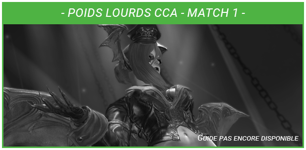 Guide Raid 8 - Match 9 - Non Disponible