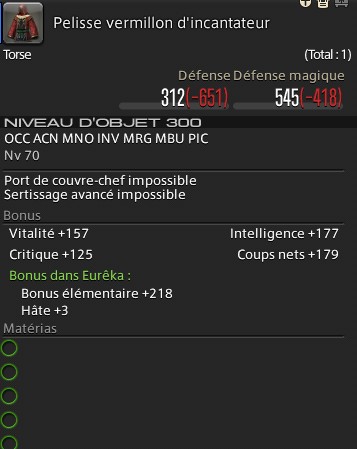pelisse vermillon