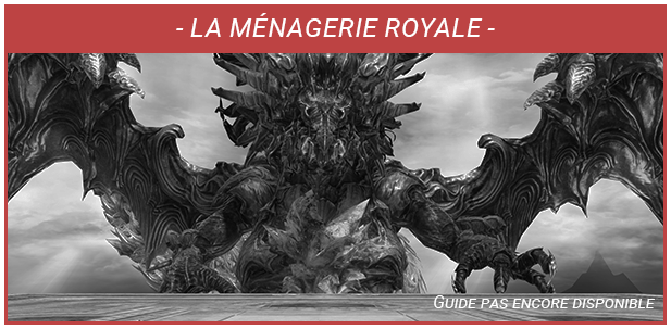 Guide La ménagerie royale - Non Disponible